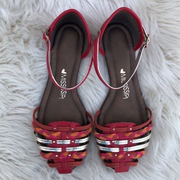 Mississipi Flat Sandals Size 7 - Picture 2 of 11